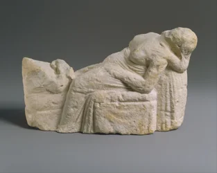 Hellenistic statuette of a childbirth scene
