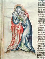 The Virgin and Christ, from the Passion of Abbess Cunegonde