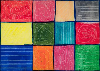 Colorful Pattern Grid