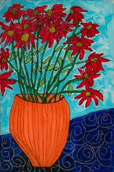 Vibrant Red Flowers