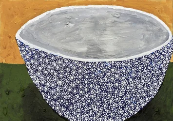 Blue Daisy Bowl