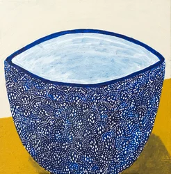 Blue Patterned Bowl