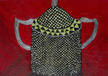 Geometric Teapot Still Life