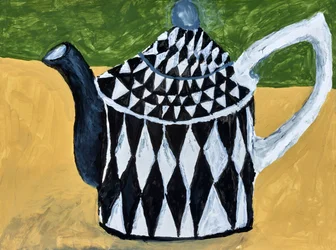 Harlequin Teapot