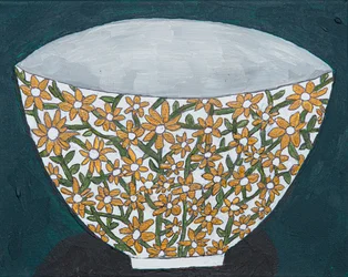 Vibrant Floral Bowl