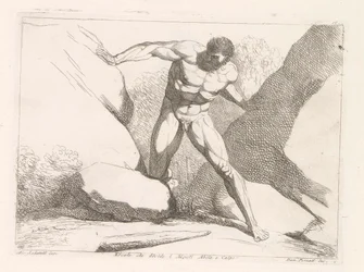 Hercules Separating the Rocks Calpe and Abila (The Pillars of Hercules)