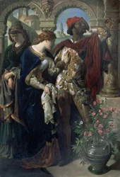 Othello, Desdemona and Emilia
