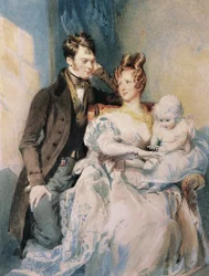 Portrait of Mr and Mrs MacGregor with Their Child