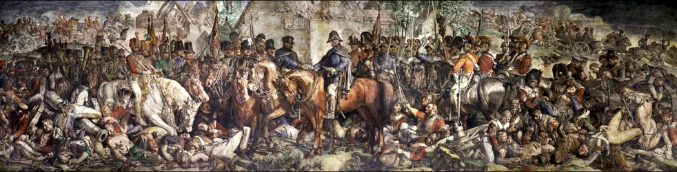 The Meeting of Wellington and Blucher After the Battle of Waterloo