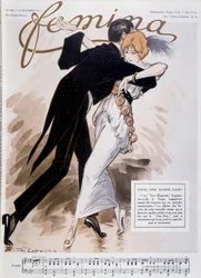 Couple Dancing the Tango - Illustration by Daniel De Losques