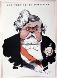 Portrait of Armand Fallières, French statesman, by Losques