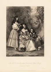 Sarah Elizabeth, Susannah and Sophia Copley, daughters of John Copley