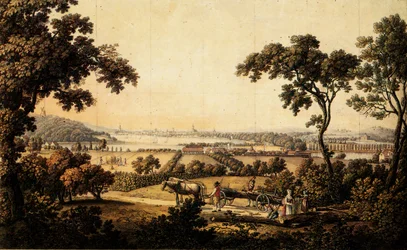 View from Klein Glienicke to Potsdam