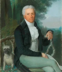 Portrait of Count Karl August von Hardenberg in the Park of His Country Estate