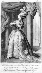 Mrs Hartley as Marcia in Addison