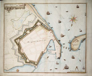 Chart of Portsmouth, c.1668
