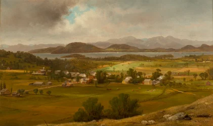 View of Charlotte and Lake Champlain