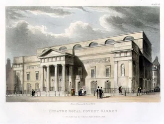 Theatre Royal, Covent Garden, in London, Designed by Robert Smirke
