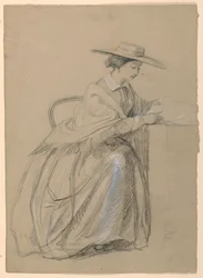 Mrs. Sheppard Gandy Seated, 1859