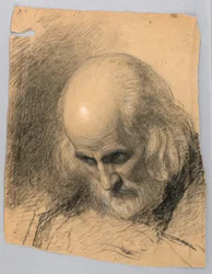 Study for "A Lesson of Charity", 1863