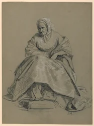 Study for "Martha Washington Reception", 1860