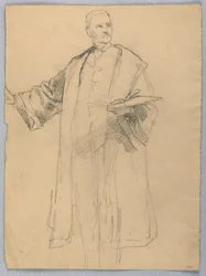 Study for "Titian Showing", 1872