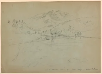 Mount Washington, Mount Madison and Mount Adams from Bridge, North of Gorham, New Hampshire