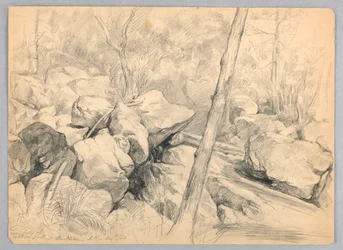 Near Falls of Wildcat Brook, Jackson, New Hampshire
