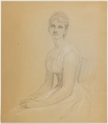 Sketch for Portrait of a Woman