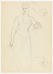 Sketch for a Portrait of Bella Worsham