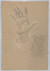 Study of Hand for "Early Christian Martyrs"
