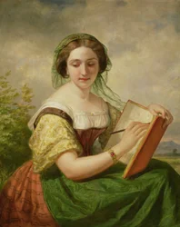 The Sketcher, Portrait of Mademoiselle Rosina