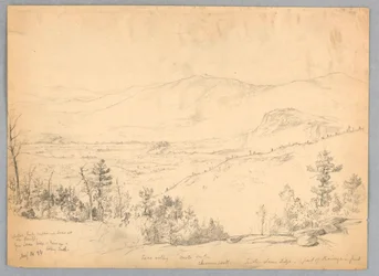 View Looking South from Mt. Kearsarge, New Hampshire