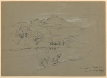 View of Mount Mansfield from Cambridge, Vermont