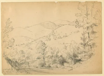 View of Mount Washington near Jackson, New Hampshire, Looking North