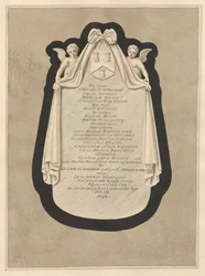 Memorial to Carous Scarburgh from Cranford Church