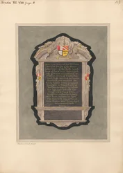 Memorial to Sir William Herbert from Hendon Church