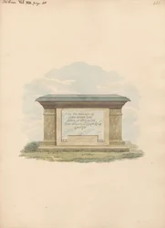 Tomb of John Evans from Feltham Church
