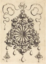 Large Pendant with Star at Centre
