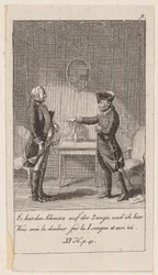 Plate 9 for „Anecdotes and Character Traits of Frederick the Second, King of Prussia“