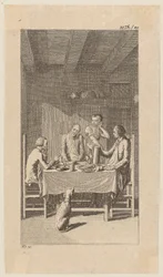 Bunkel with Ribble and Richmond at the Inn, Plate 10 from “The Life, Observations and Opinions of Johann Bunkel”