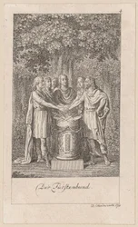 League of Princes, plate 4 from the series "Six Great Events of the Penultimate Decade"