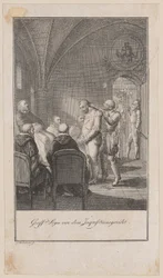 Count Sayn before the Inquisition Court