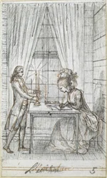 Occupations of Ladies. Plate 5. Writing
