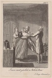 Robert and Louise Embrace