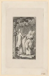 Title engraving for Jean-Jacques Rousseau