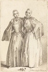 Two Standing Ladies (Demoiselles Quantin)