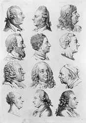 Twelve Heads of Unnamed Famous Persons. For Lavater: Physiognomic Fragments