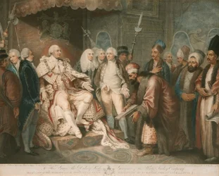 King George III Receiving the Turkish Ambassador
