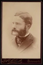 Portrait of Barton Warren Evermann 1853-1932, Before 1900